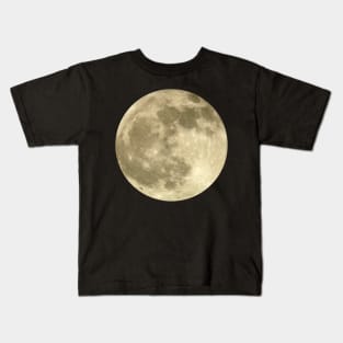 Glowing Full Moon Kids T-Shirt